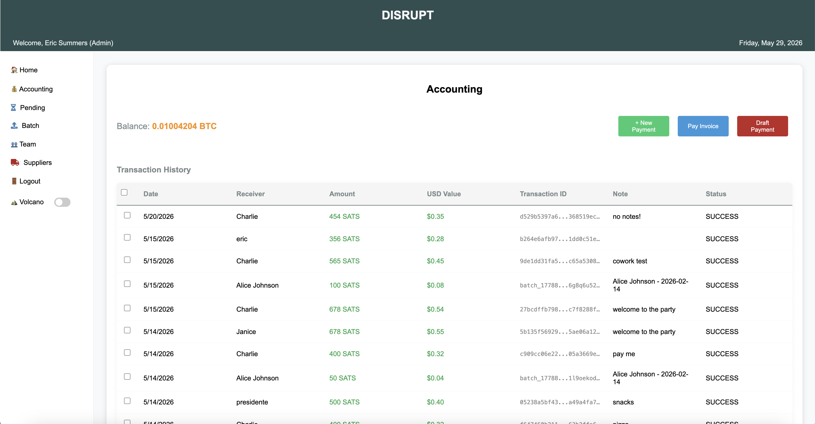 Disrupt Portal screenshot